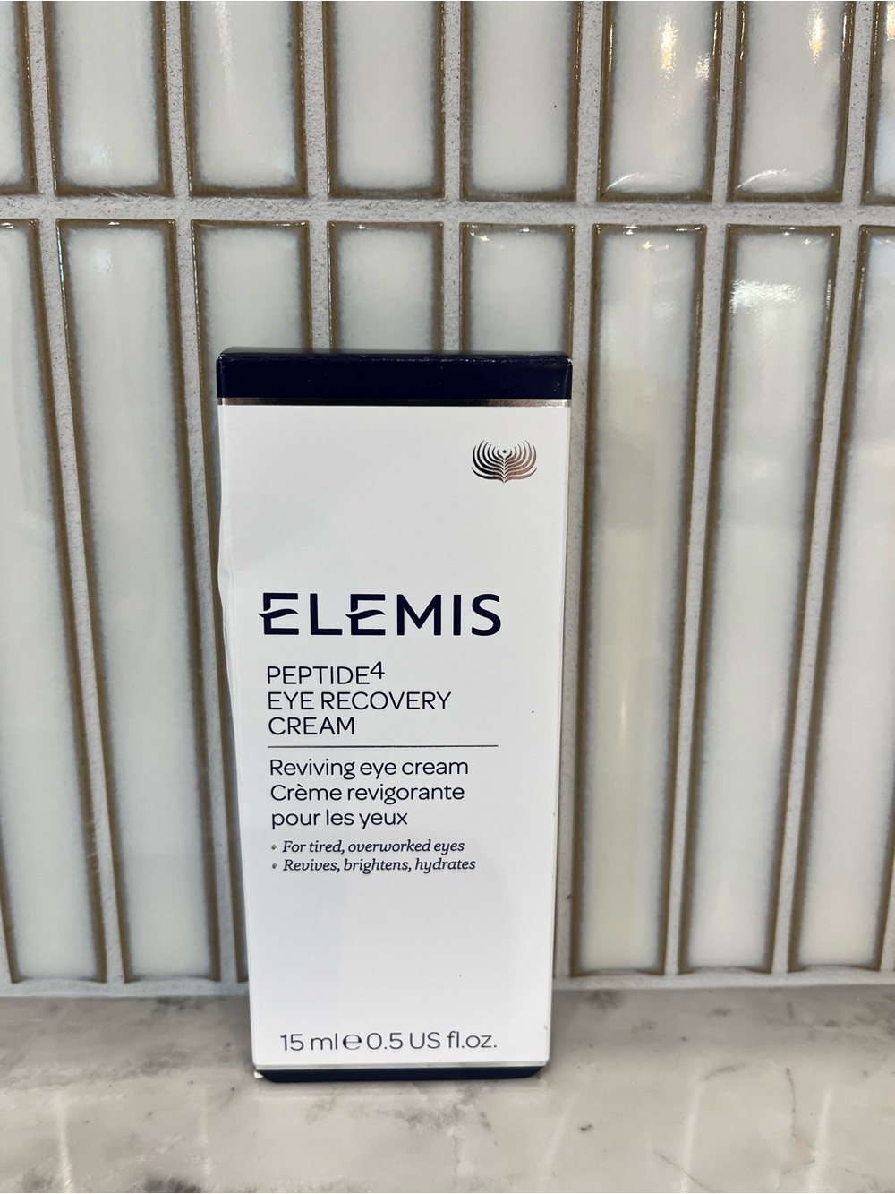 ELEMIS Peptide4 Eye Recovery Cream - Navy & White Packaging